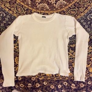 BRANDY MELVILLE THERMAL WAFFLE TEE